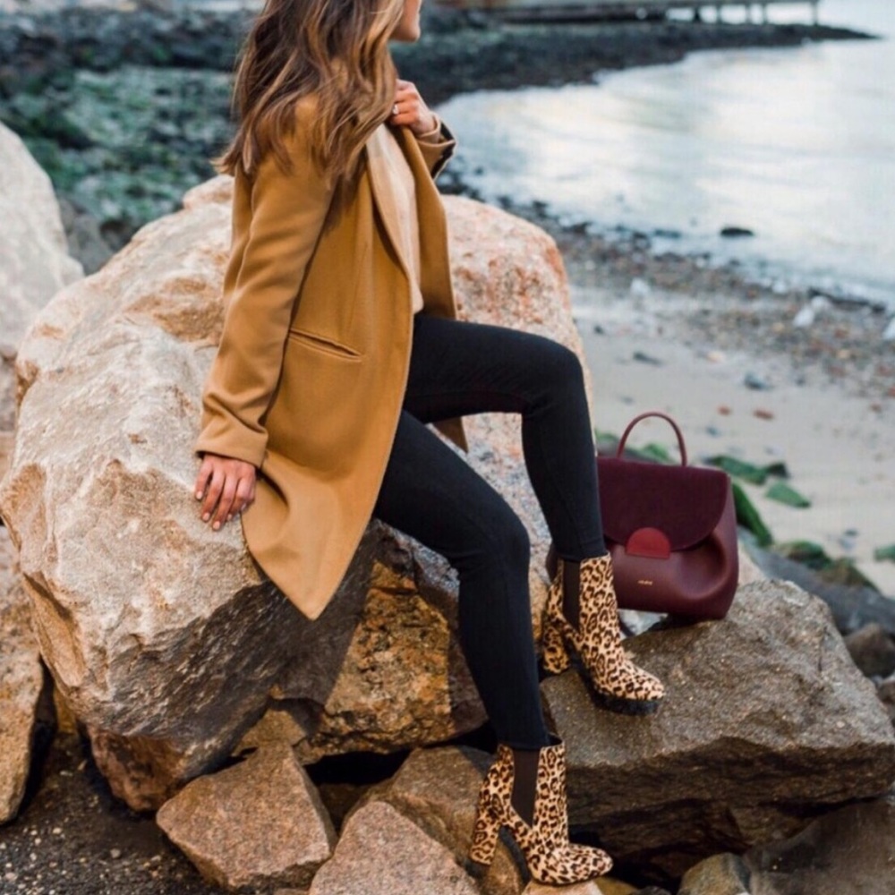 Sam Edelman Shoes |  Calf Hair Leopard Print Booties | Color: Brown | Size: 9.5